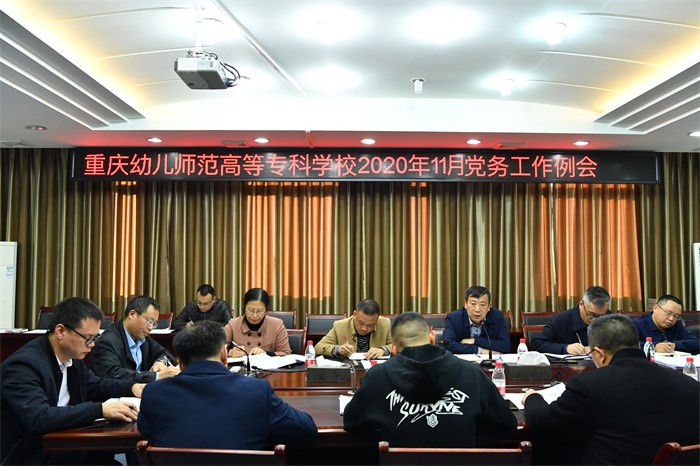学校召开11月份党务工作例会.JPG